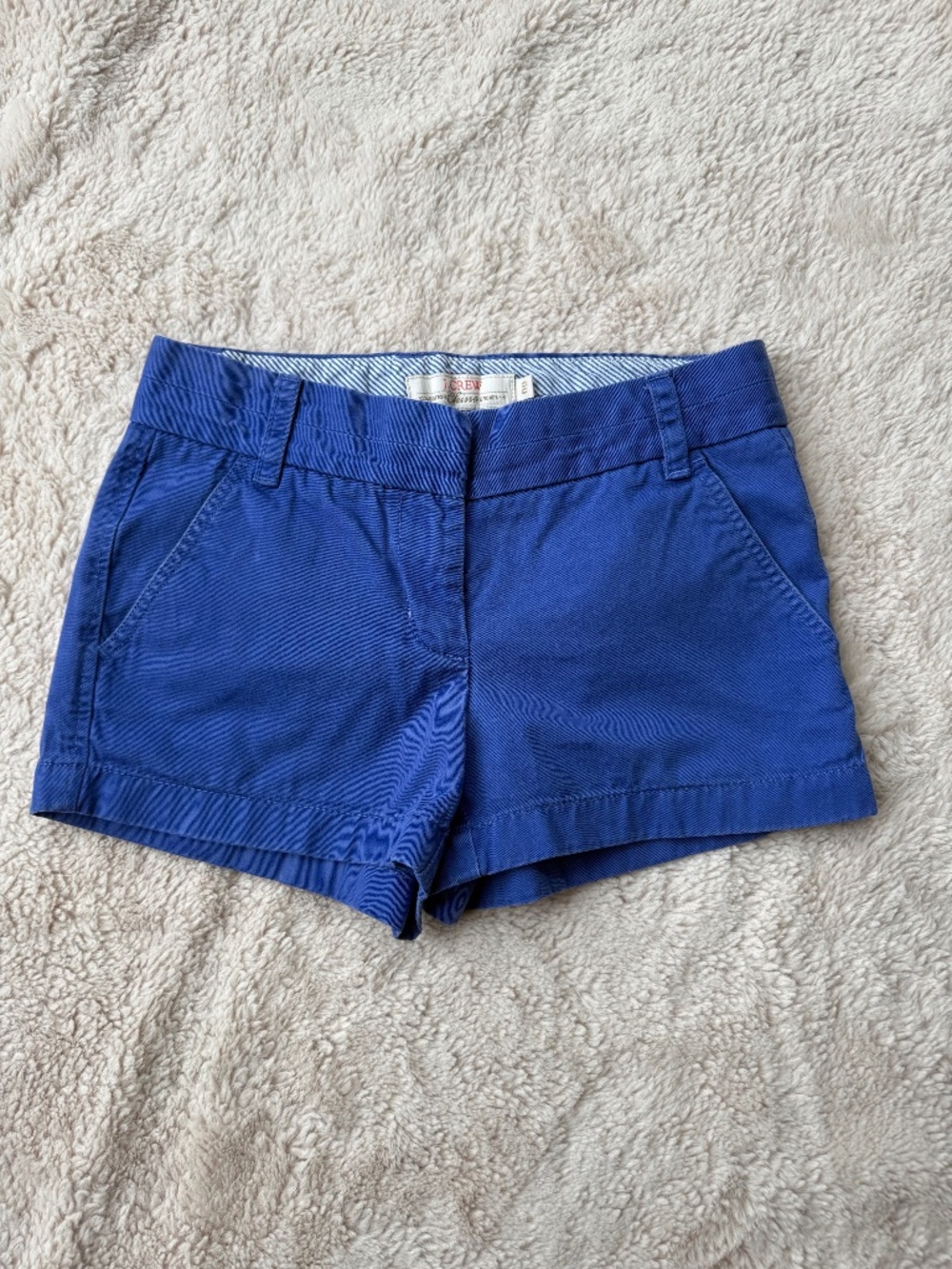 J. Crew 3" Broken-In Chino Cobalt Blue Women's Size 00